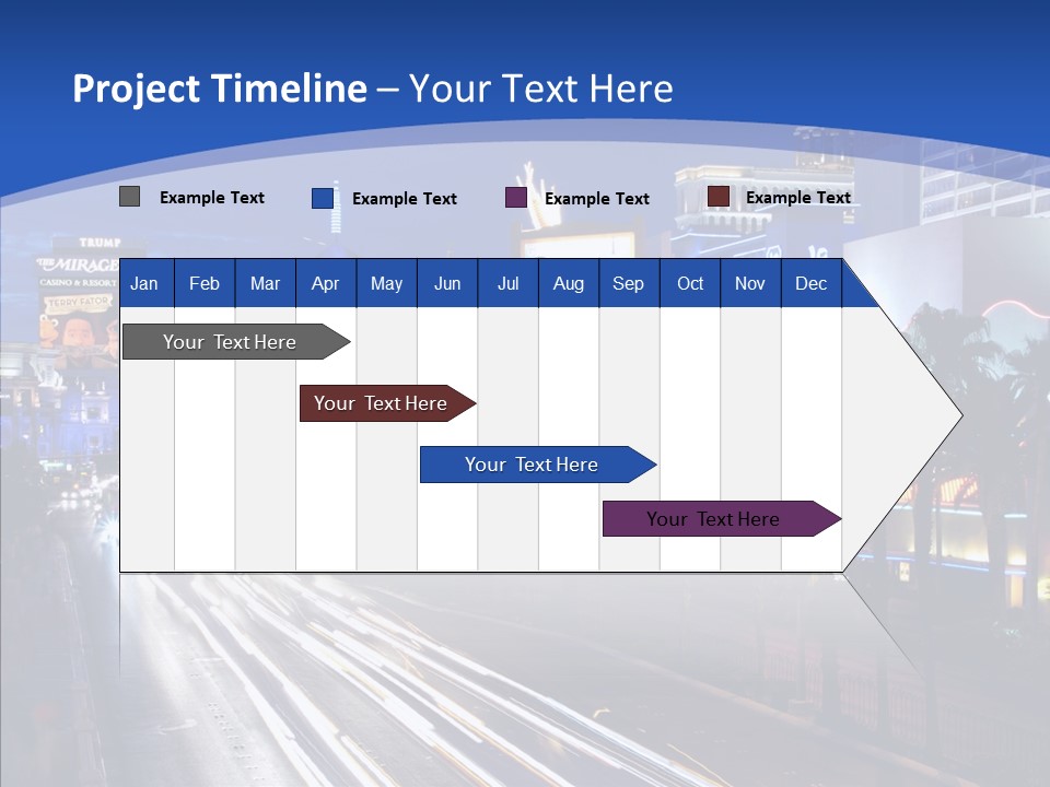 America Resort Reflection PowerPoint Template