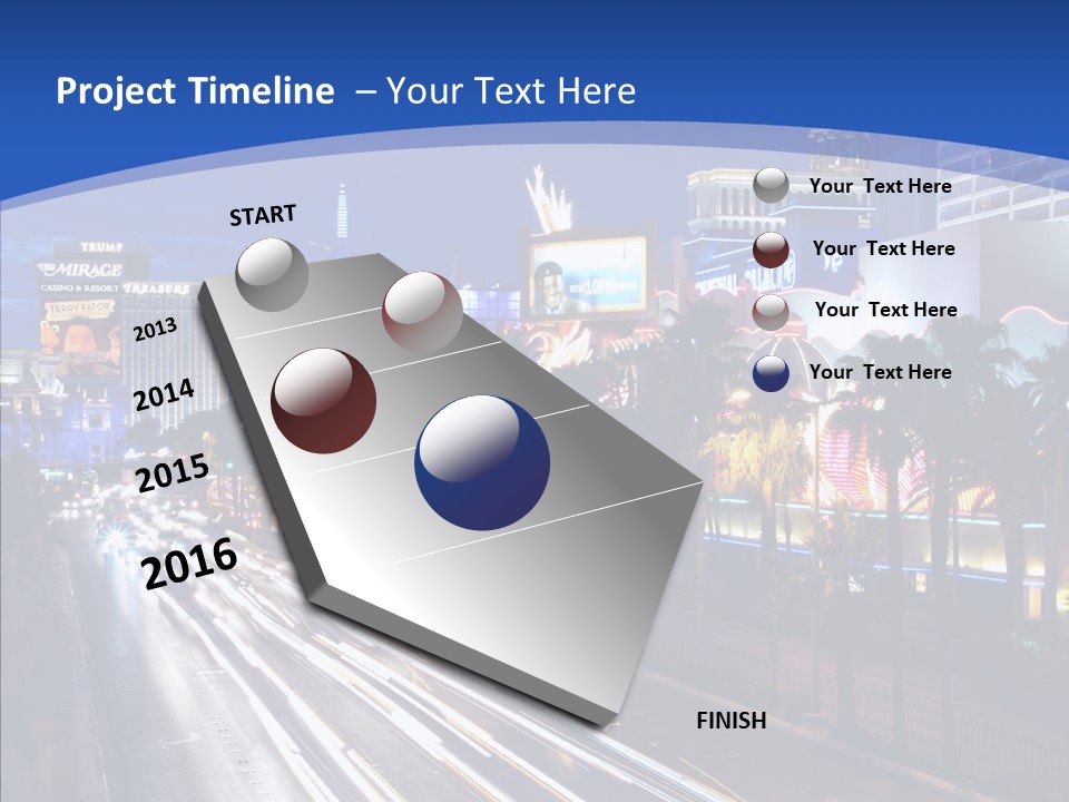 America Resort Reflection PowerPoint Template