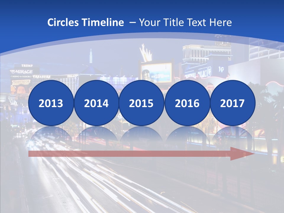 America Resort Reflection PowerPoint Template