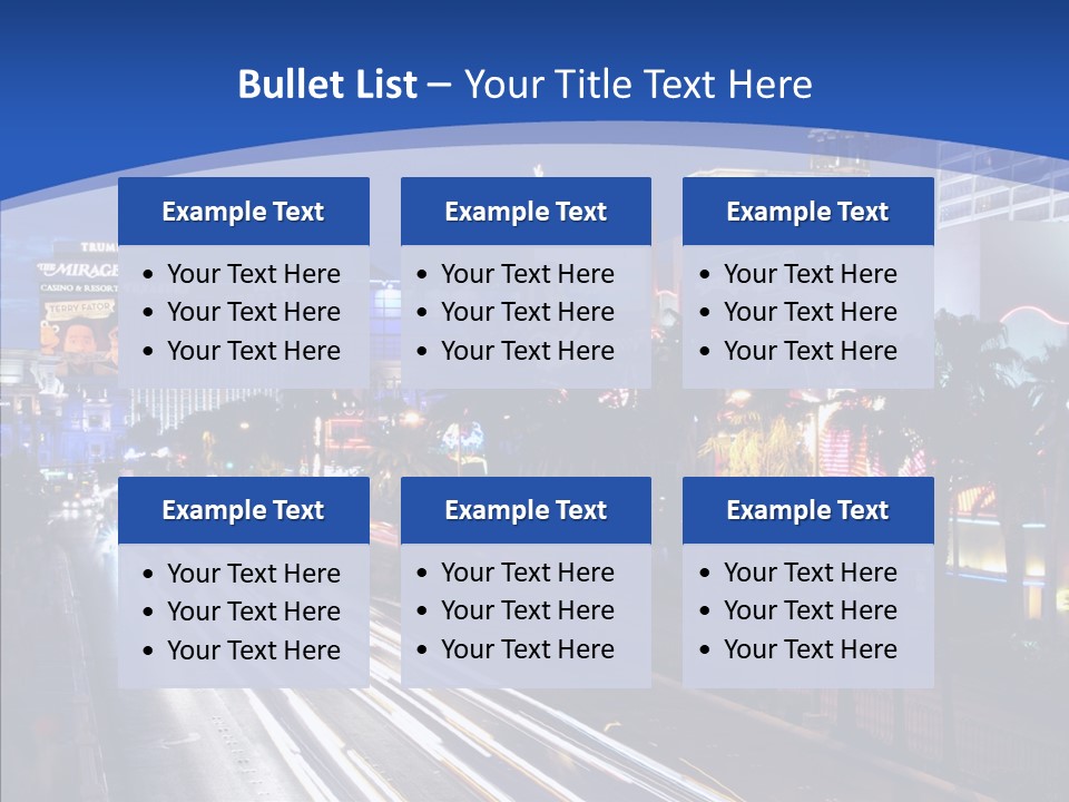 America Resort Reflection PowerPoint Template