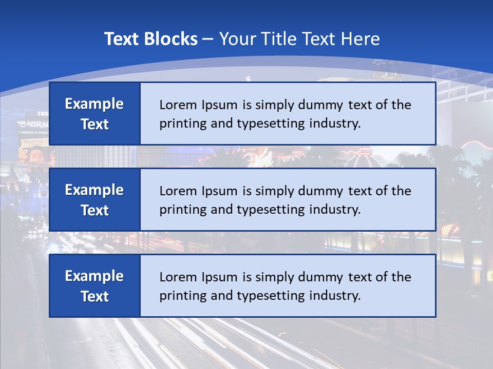 America Resort Reflection PowerPoint Template