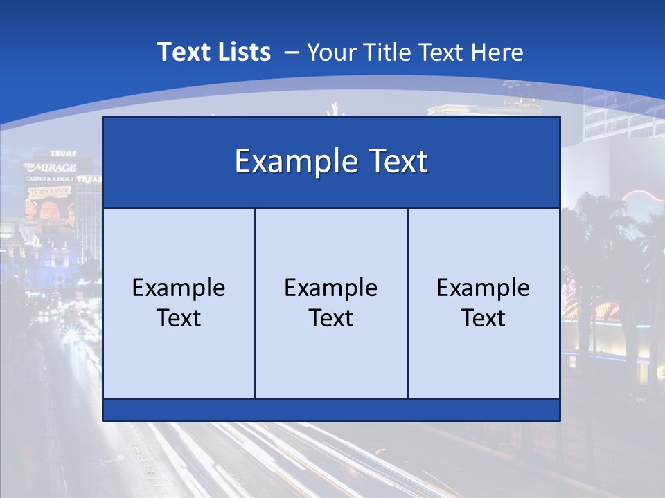 America Resort Reflection PowerPoint Template