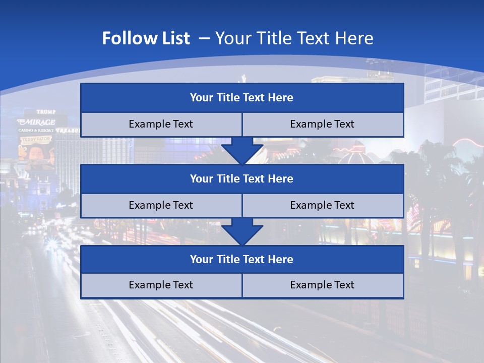 America Resort Reflection PowerPoint Template