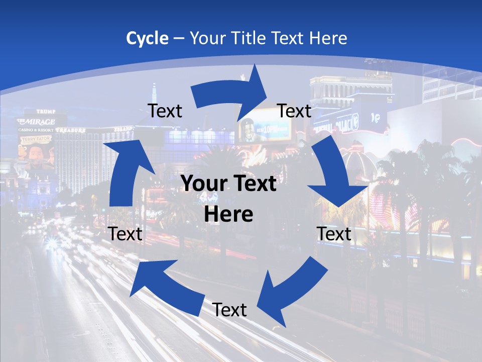 America Resort Reflection PowerPoint Template