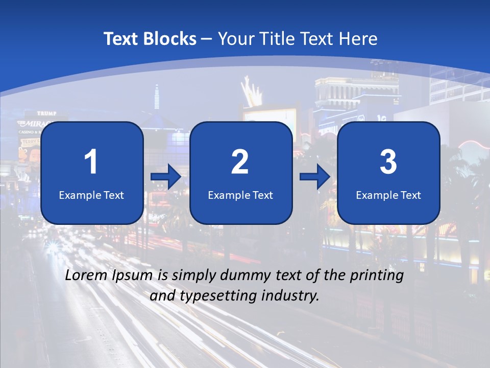 America Resort Reflection PowerPoint Template
