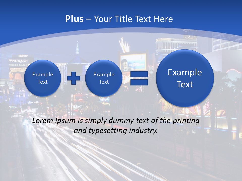 America Resort Reflection PowerPoint Template
