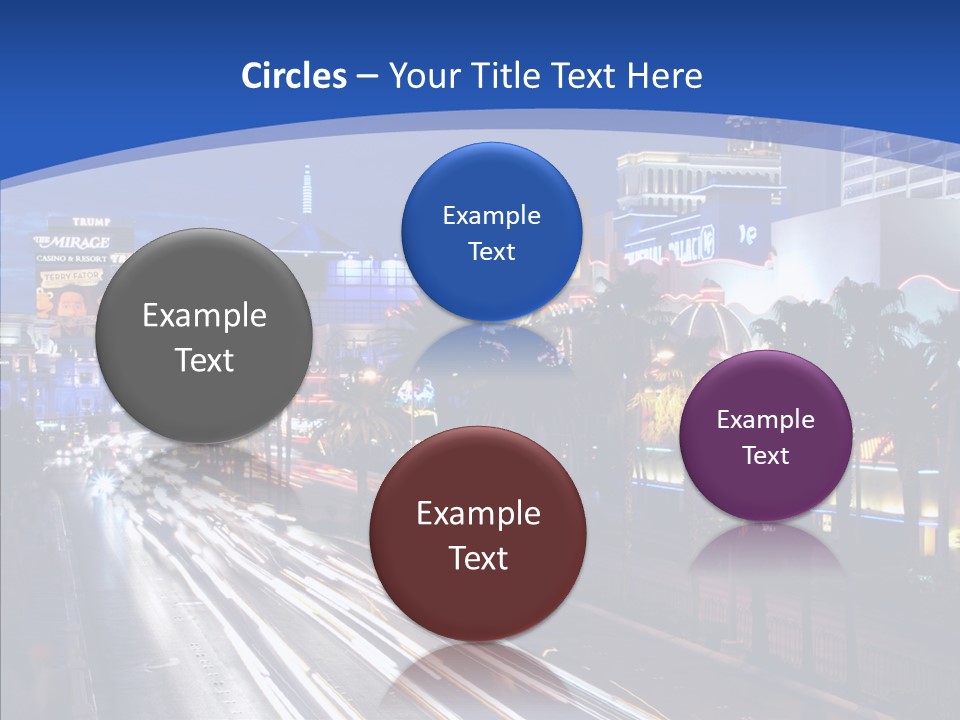 America Resort Reflection PowerPoint Template