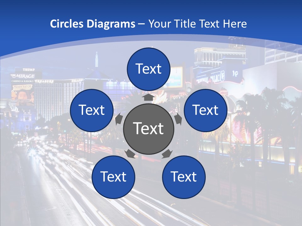 America Resort Reflection PowerPoint Template