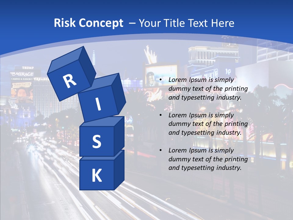 America Resort Reflection PowerPoint Template