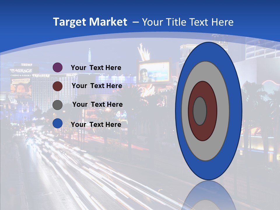 America Resort Reflection PowerPoint Template