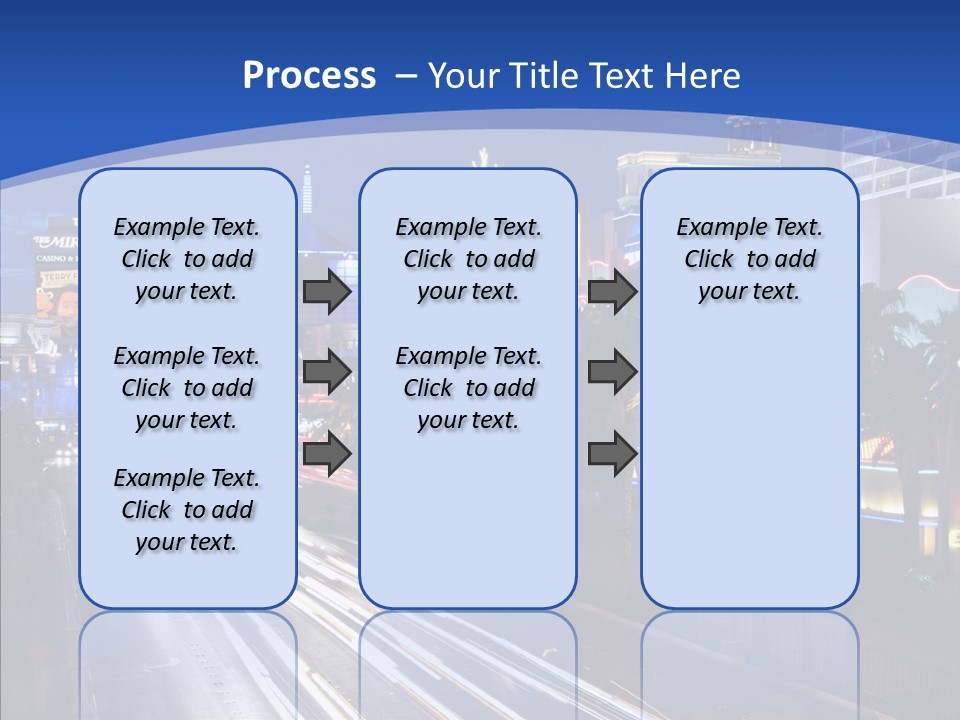 America Resort Reflection PowerPoint Template
