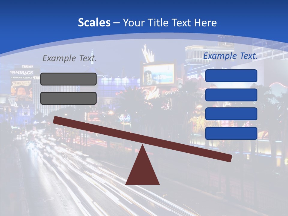 America Resort Reflection PowerPoint Template