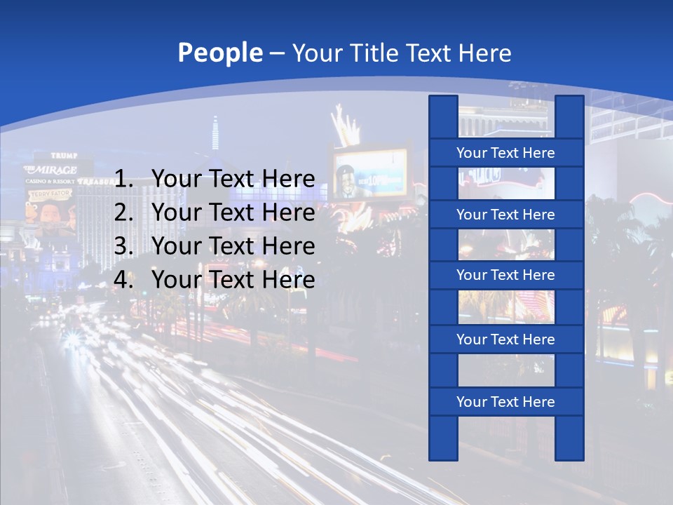 America Resort Reflection PowerPoint Template