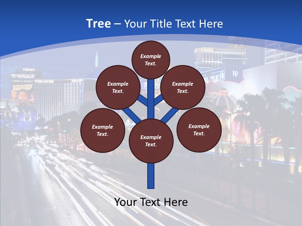 America Resort Reflection PowerPoint Template