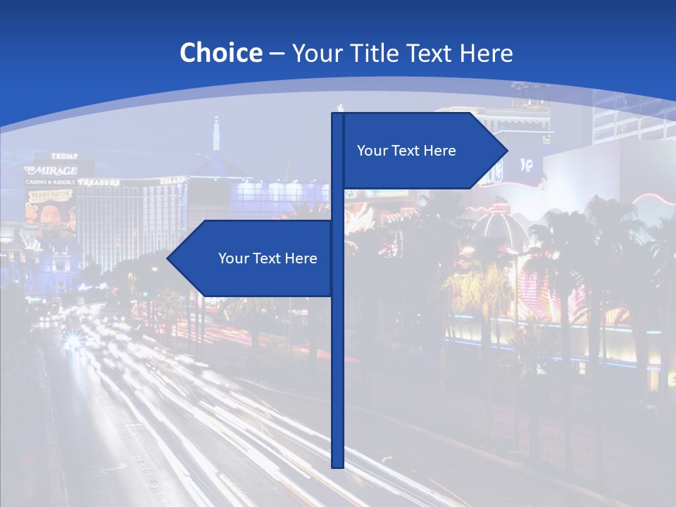 America Resort Reflection PowerPoint Template