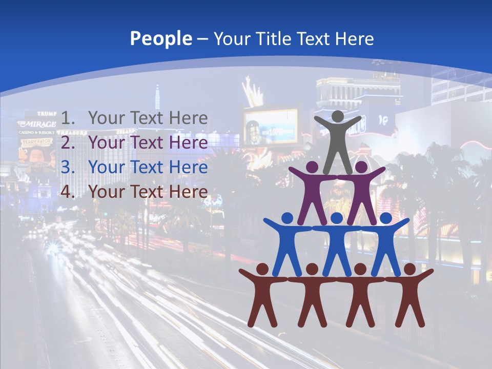 America Resort Reflection PowerPoint Template