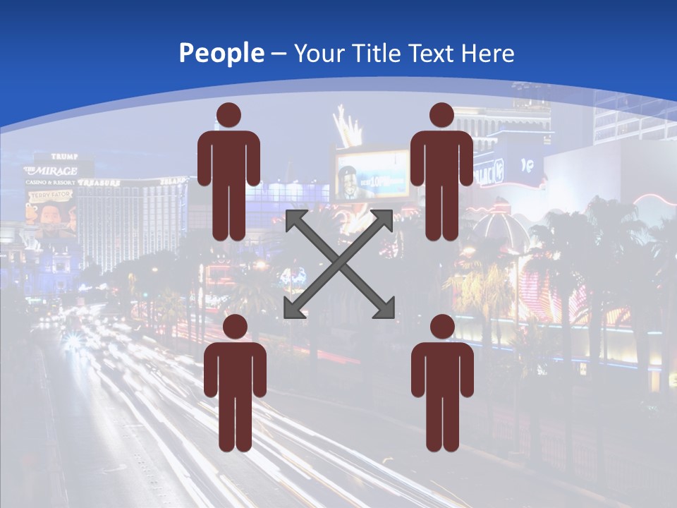 America Resort Reflection PowerPoint Template