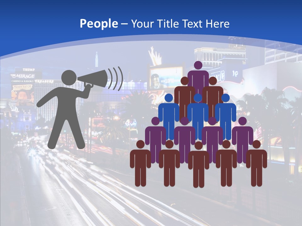 America Resort Reflection PowerPoint Template