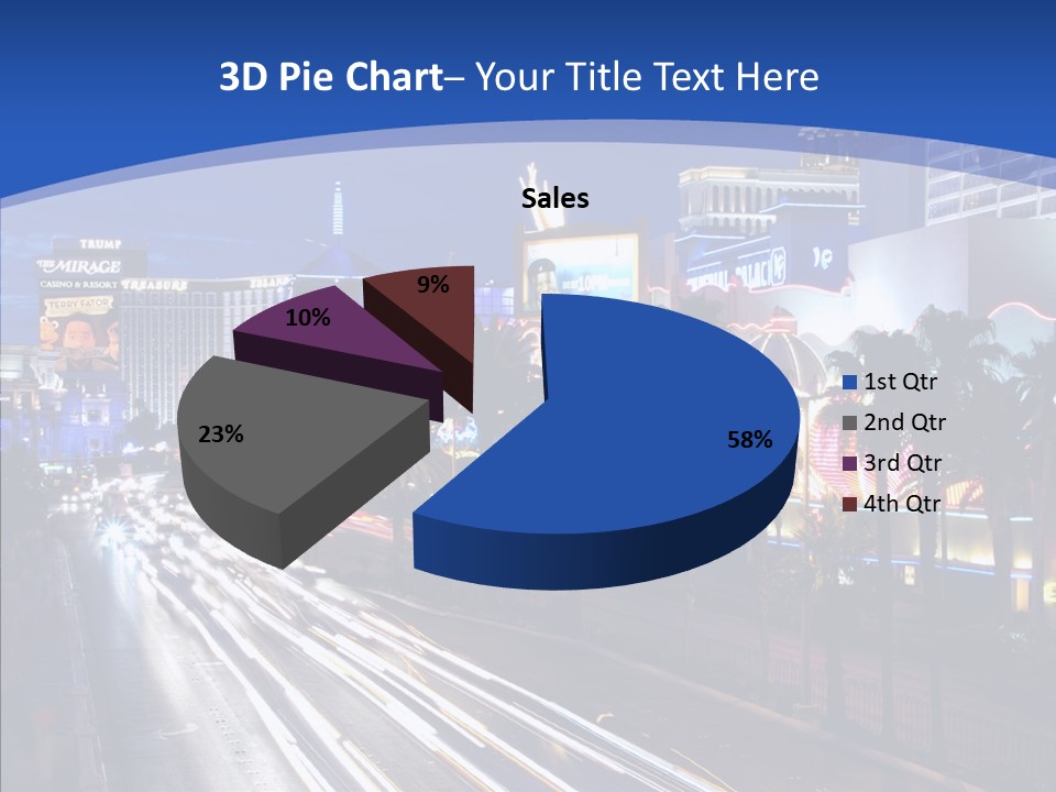 America Resort Reflection PowerPoint Template