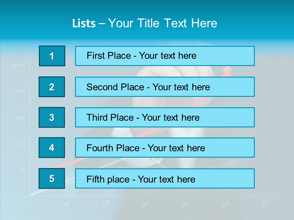 Illustration Write Showing PowerPoint Template