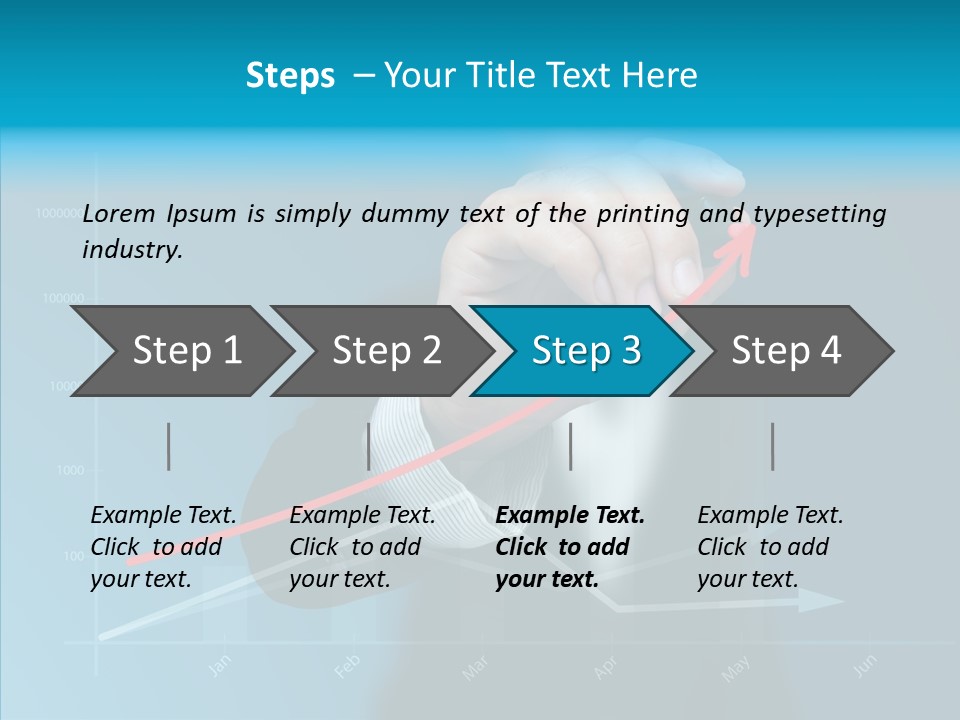 Illustration Write Showing PowerPoint Template