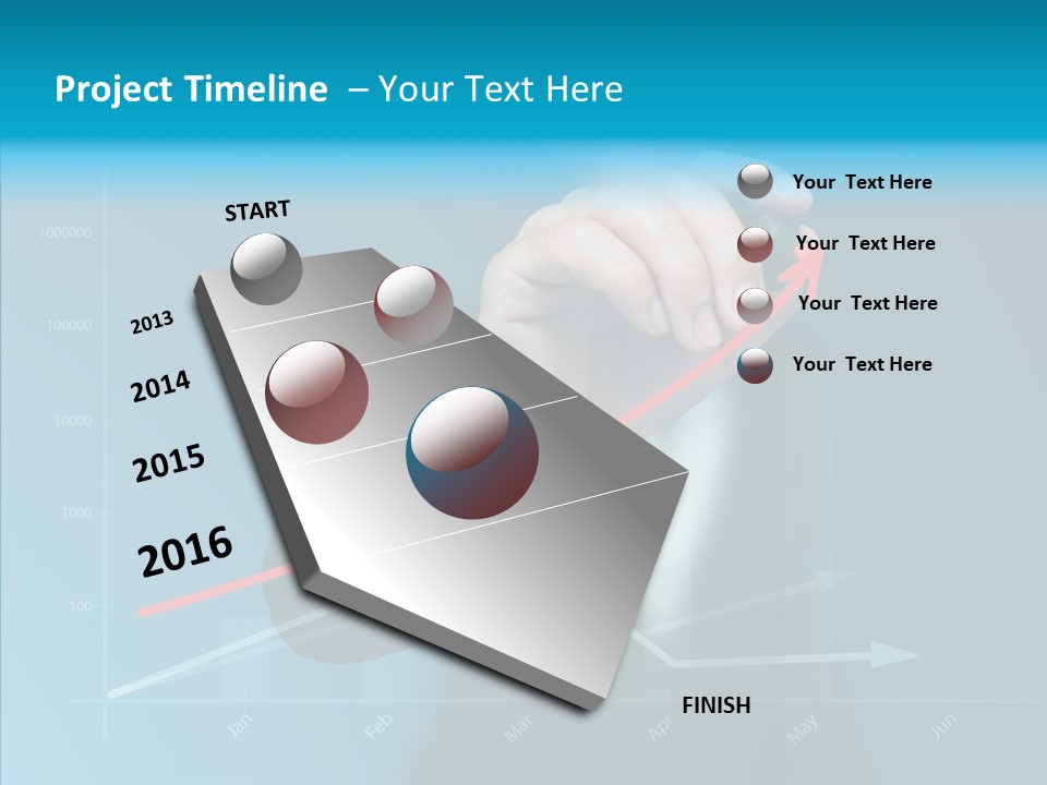Illustration Write Showing PowerPoint Template