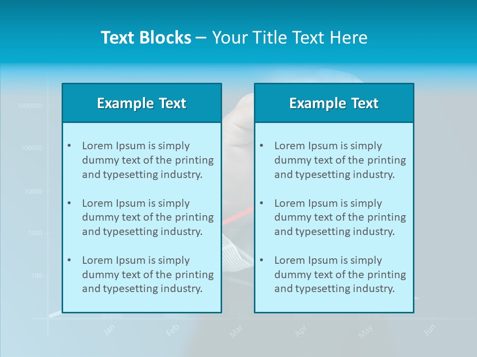 Illustration Write Showing PowerPoint Template
