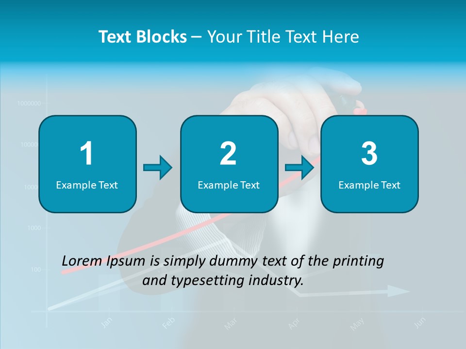 Illustration Write Showing PowerPoint Template