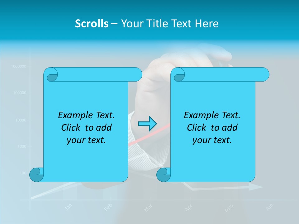 Illustration Write Showing PowerPoint Template