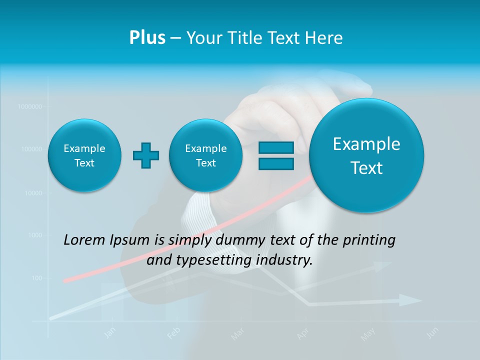 Illustration Write Showing PowerPoint Template