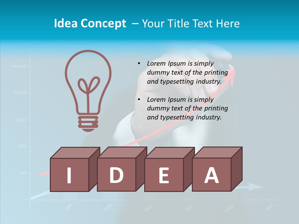 Illustration Write Showing PowerPoint Template