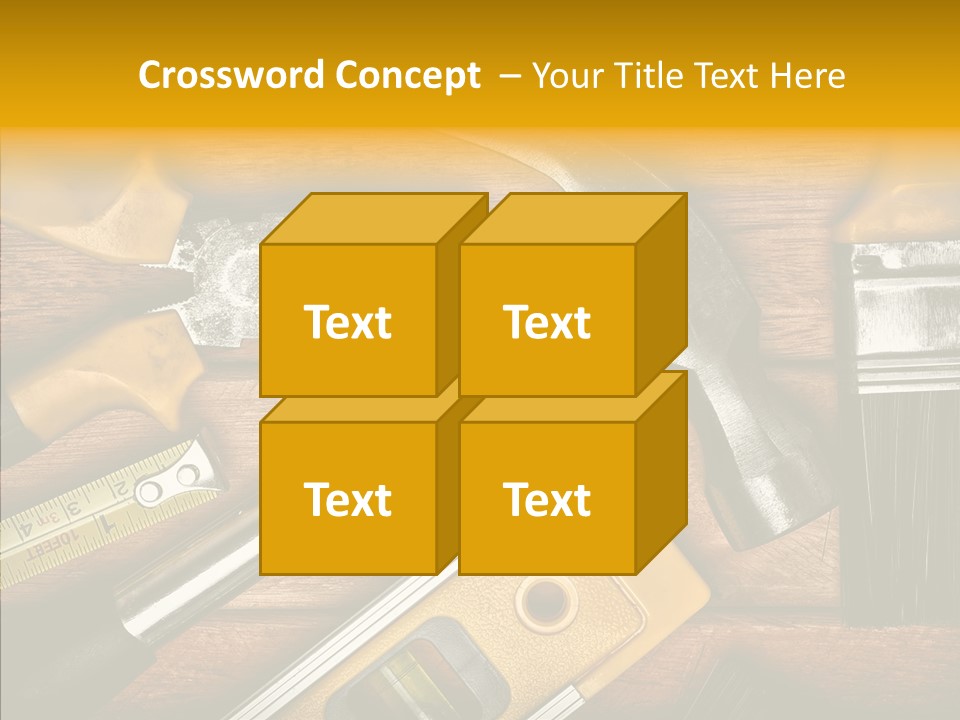 Several Tool Construct PowerPoint Template