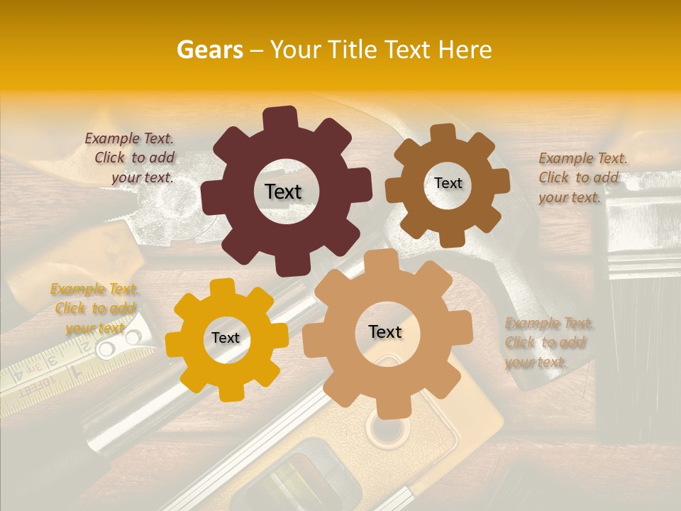 Several Tool Construct PowerPoint Template