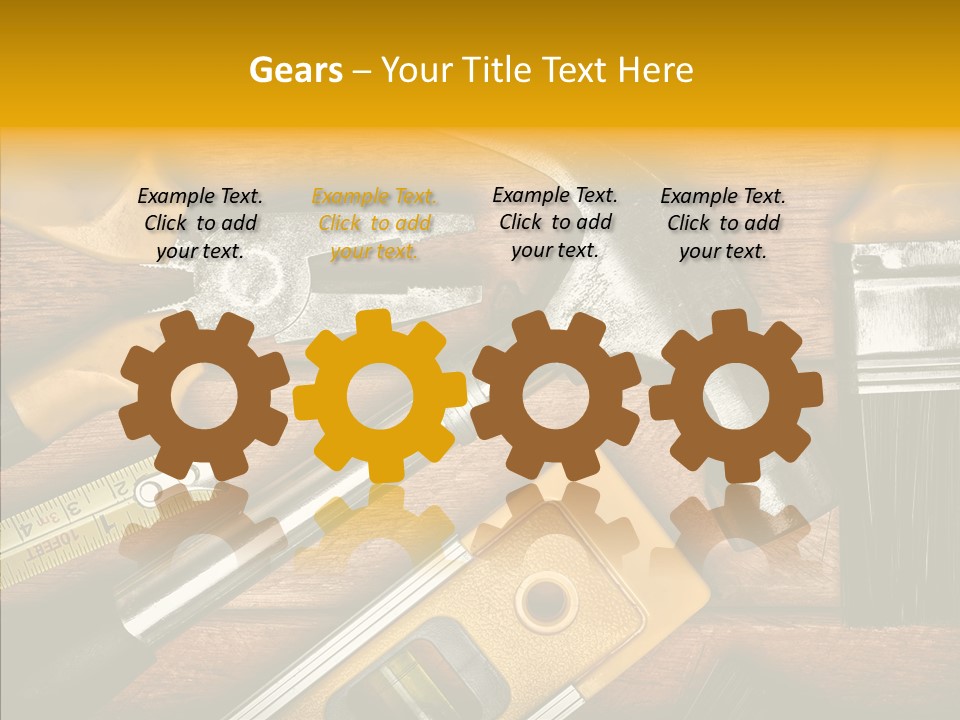 Several Tool Construct PowerPoint Template