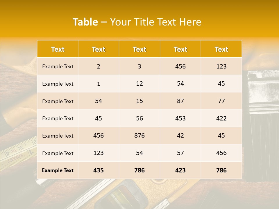 Several Tool Construct PowerPoint Template