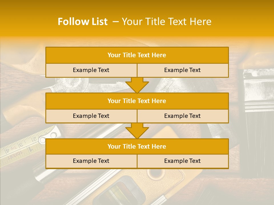 Several Tool Construct PowerPoint Template