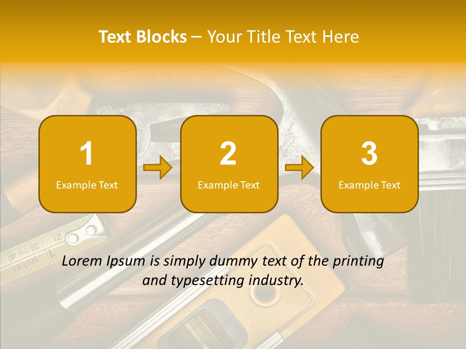 Several Tool Construct PowerPoint Template