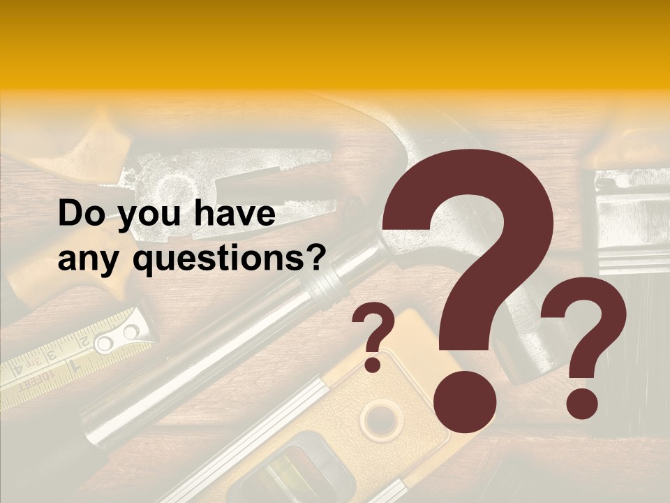 Several Tool Construct PowerPoint Template