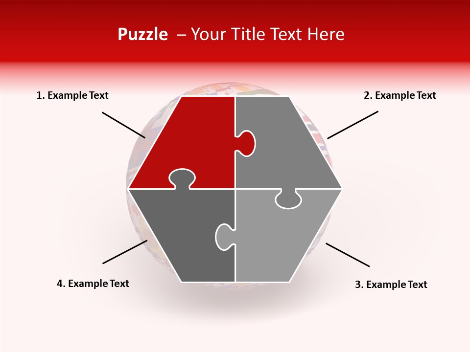 Flags Language Ball PowerPoint Template