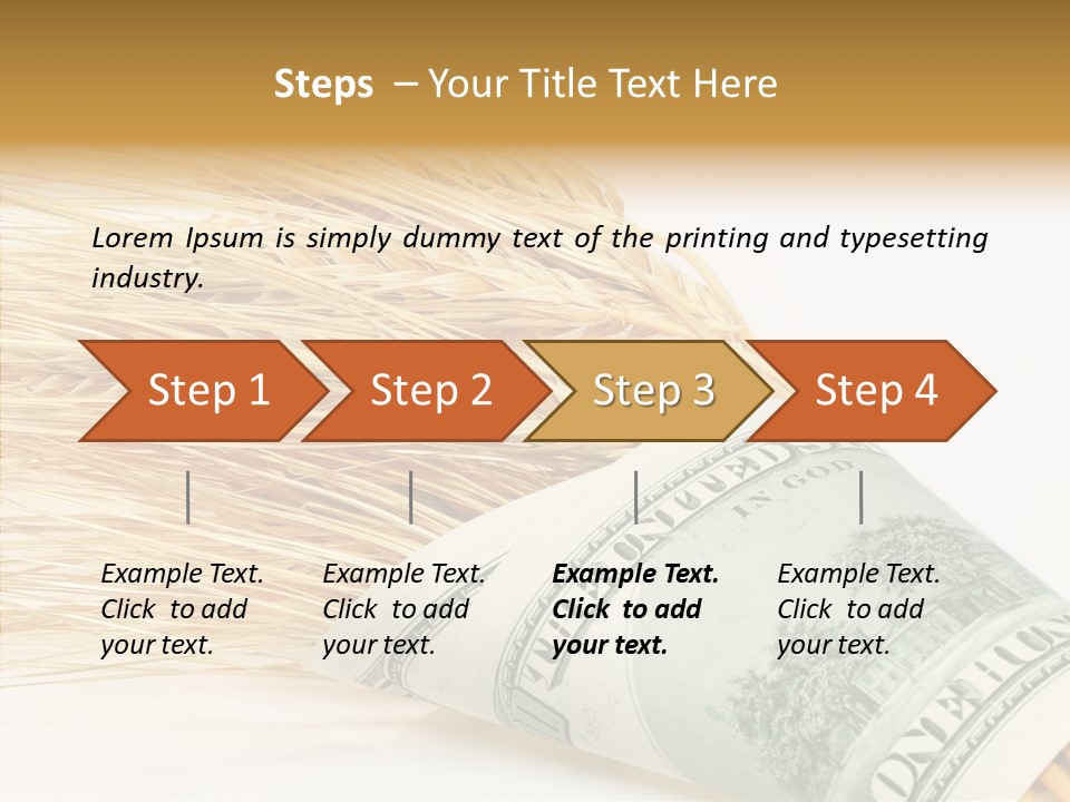 Grain Business Nutrition PowerPoint Template