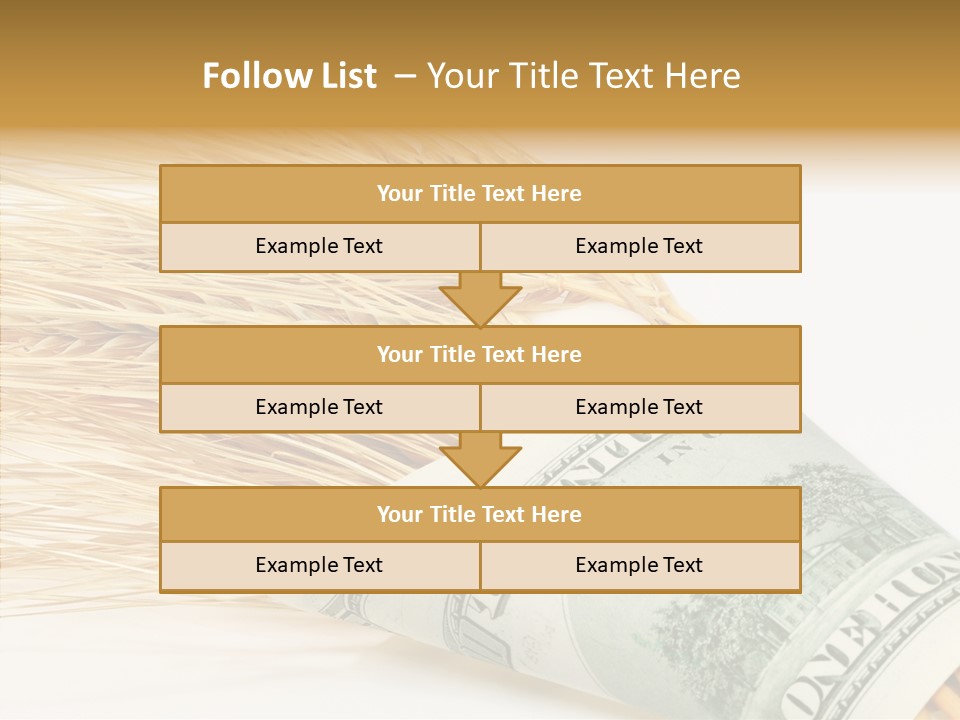 Grain Business Nutrition PowerPoint Template