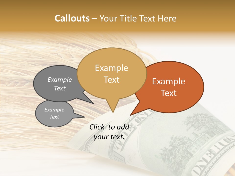 Grain Business Nutrition PowerPoint Template