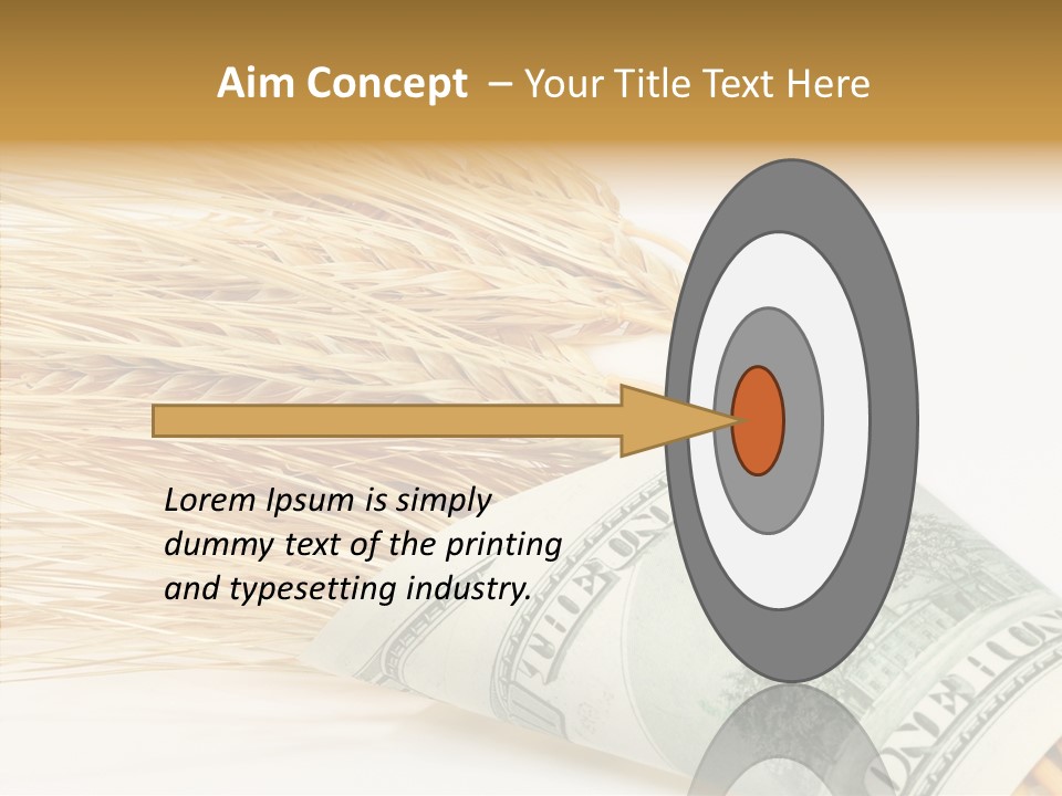 Grain Business Nutrition PowerPoint Template