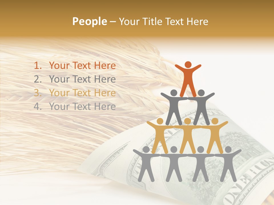 Grain Business Nutrition PowerPoint Template