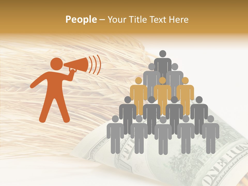 Grain Business Nutrition PowerPoint Template