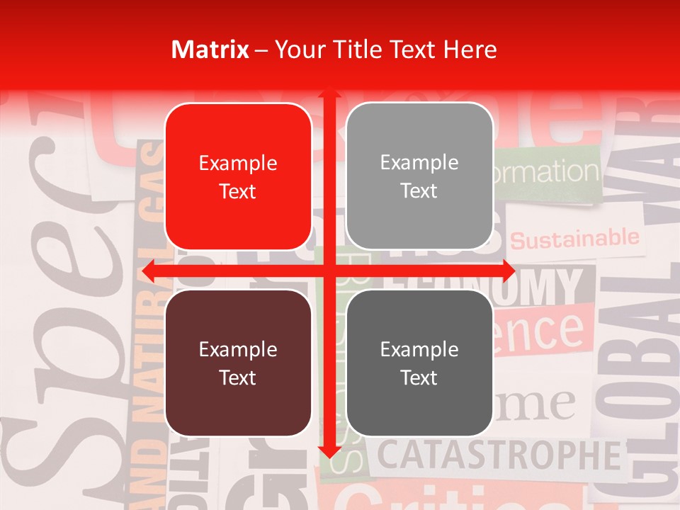 A Number Of Different Types Of Stickers On A Wall PowerPoint Template