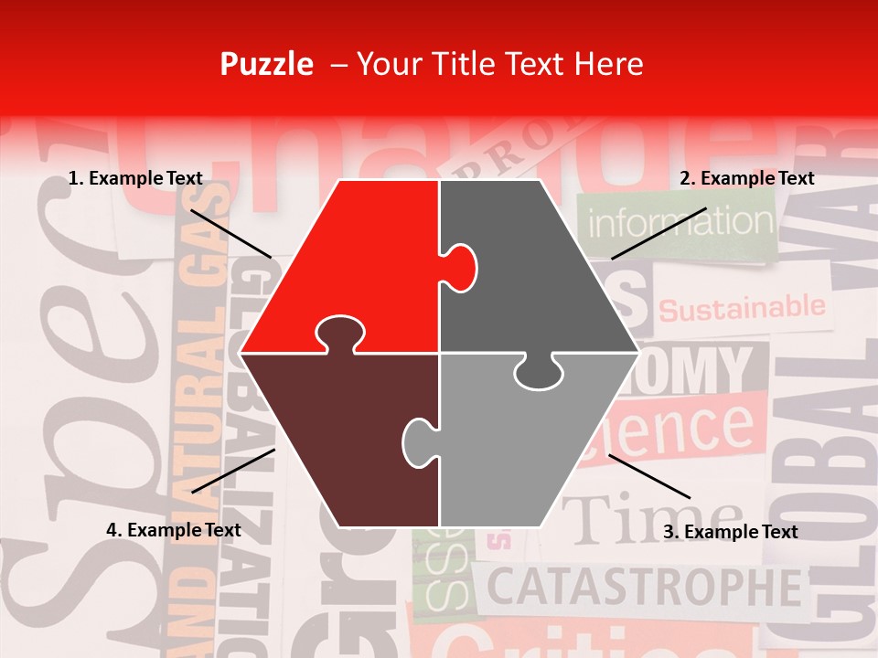 A Number Of Different Types Of Stickers On A Wall PowerPoint Template