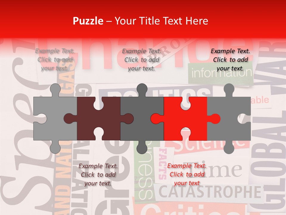 A Number Of Different Types Of Stickers On A Wall PowerPoint Template