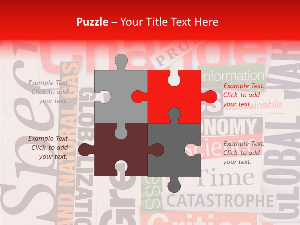 A Number Of Different Types Of Stickers On A Wall PowerPoint Template