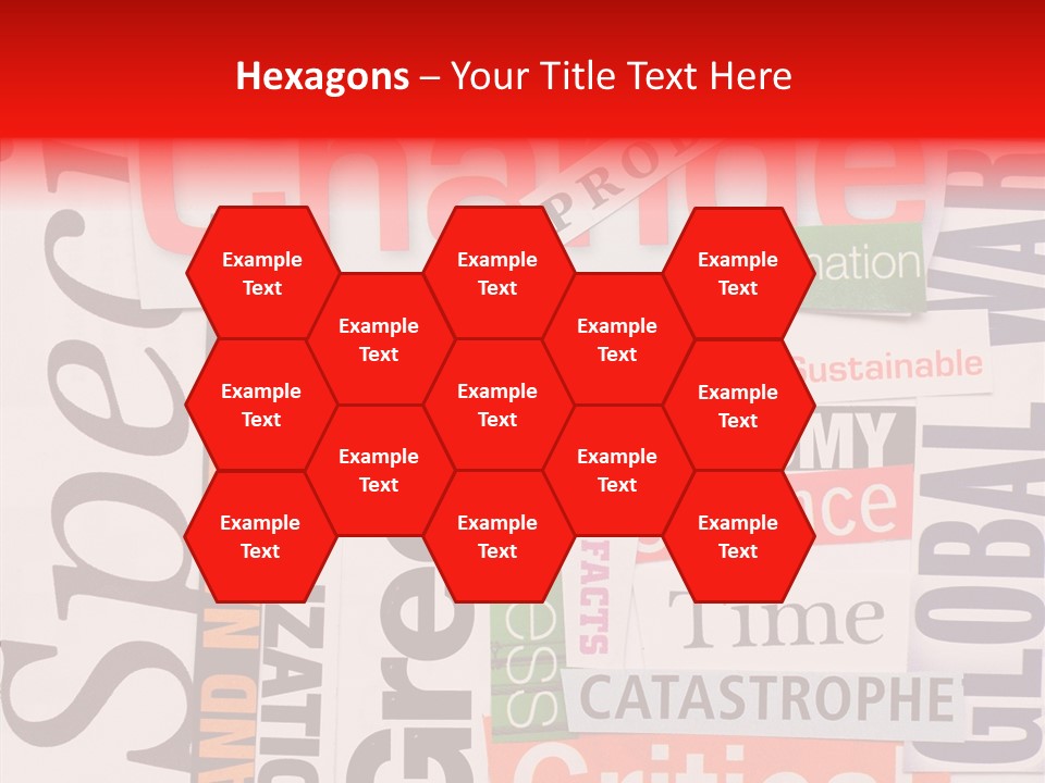 A Number Of Different Types Of Stickers On A Wall PowerPoint Template